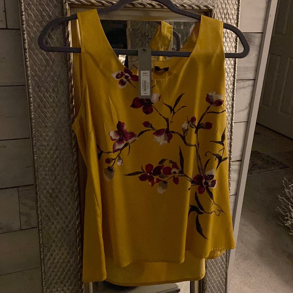sleeveless silk top apt 9